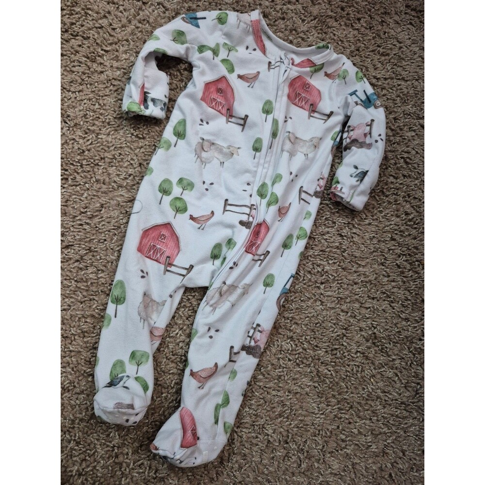 Caden lane footie size 0-3 months
